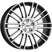 Диск литой AEZ 8x18R 5/114,3 Черный с полированной лицевой поверхностью