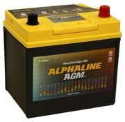 Аккумулятор ALPHALINE AGM 60Ач 600А обратная/п.