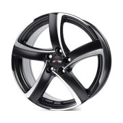 Диск литой ALUTEC 8x18R 5/114,3 Racing Black Front Polished