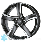 Диск литой ALUTEC 8x18R 5/114,3 Racing black front polished