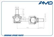 Стойка стабилизатора заднего правая 55540-3R000/AMD.SL369R AMD
