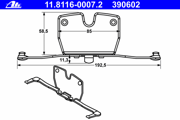 Скоба прижимная BMW 5(F10)/6(F12)7(F01) 08-