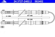 Трос стояночного тормоза ВАЗ 2101-07 /L=2503mm ATE 24.3727-2402.2