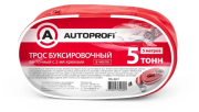 Трос буксировочный ленточный AUTOPROFI 5 т, 5 м, 2 крюка, сумка TRL-50, 1