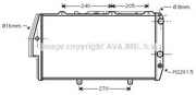 Радиатор AUDI 100/200 83-90 1.8-2.3 охлаждения