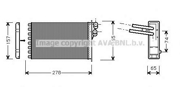 Радиатор отопителя салона VW PASSAT 96-05, AUDI A4 94-01, SKODA SUPERB 02-08,