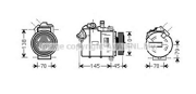 E60 {E63E64 04-} КОМПРЕССОР КОНДИЦ 4 , 4.4 , 4.8 (AVA) (см.каталог)