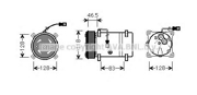 Компрессор кондиционера CITROEN: C5 (DC) 2.0 HDI/2.0 HDI (DCRHYB)/2.0 HDI (DCRHZB, DCRHZE) 01-04, C5