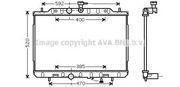 Радиатор NISSAN X-TRAIL 07- 2.0i