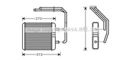 Радиатор отопителя IVECO: Daily II 29 L 11/29 L 11 V/29 L 9/29 L 9 V/35 S 11 V,35 C 11 V/35 S 11,35 C 11/35 S 13 V,35 C 13 V/35 S 13,35 C 13/35 S 9 V,35 C 9 V/35 S