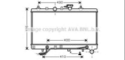 Радиатор KIA RIO II 05- 1.4/1.6