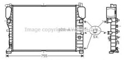 Радиатор MB W211 03-