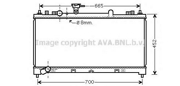 Радиатор системы охлаждения MAZDA: 6 2.3 I 16V 02- МКПП