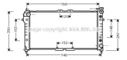 Радиатор MAZDA 626 1.8/2.0 A/T 92-02