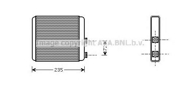 Радиатор отопителя салона OPEL ASTRA G 98-09, ZAFIRA 99-05,