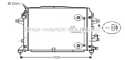 Радиатор охлаждения OPEL ZAFIRA B 05-,