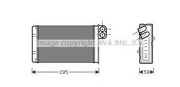 Радиатор отопителя салона PEUGEOT 406 95-04,