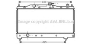 Радиатор системы охлаждения TOYOTA: AVENSIS ( T22 ) 1.6 (AT220 )/1.8 (AT221 ) 97 - 03 , AVENSIS Lift