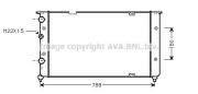 Радиатор VAG PASSAT 1.8/2.0/1.9TD 90-98