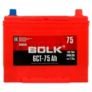 Аккумулятор BOLK ASIA 75Ач 640А обратная/п.