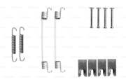 Комплект монтажный тормозных колодок NISSAN: MICRA 03-, MICRA C C 05-, RENAULT: CLIO III 05-, MODUS 04-