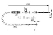 Трос ручного тормоза PEUGEOT 4007 07-, CITROEN C-CROSSER 07-, C-CROSSER ENTERPRISE 09-, MITSUBISHI O