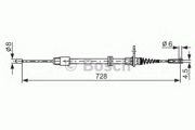 1 987 482 301 трос ручника л. п MB C204/W204/S204/A207/C207 1.6-6.2/ 2.1-3.0D 07