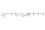 265006259 Bosch Датчик АБС HONDA CIVIC VI 97-01, ROVER 400 94-00, 45 00-,