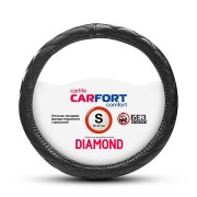 Оплетка CARFORT Diamond, черная прошивка, мягкая, S