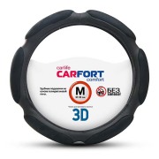 Оплетка CARFORT 3D, 6 подушек, черная, М