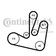 6 PK 1750 ГАЗ Ролик (Contitech)