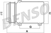 Компрессор кондиционера DENSO