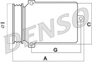 Компрессор кондиционера BMW E60/61/63/64/65/66