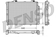 Радиатор охлаждения ДВС DENSO