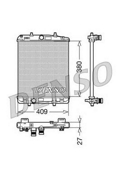 Радиатор PSA C3/206 08- 1.4 HDI