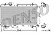 Радиатор охлаждения ДВС DENSO