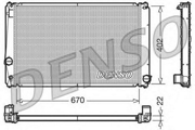 DRM50053 радиатор системы охлаждения МКПП Toyota Rav4 2.4i 16V 05