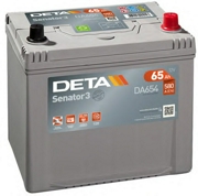 Аккумулятор DETA Senator3 65Ач 580А обратная/п.