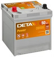 Аккумулятор DETA Power 50Ач 360А прямая/п.