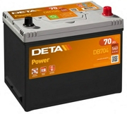 Аккумулятор DETA Power 70Ач 540А обратная/п.