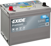 Аккумулятор EXIDE PREMIUM 75Ач 630А прямая/п.
