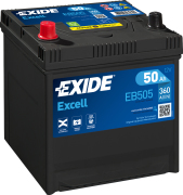 Аккумулятор EXIDE EXCELL 50Ач 360А прямая/п.