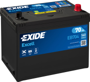 Аккумулятор EXIDE EXCELL 70Ач 540А обратная/п.