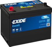 Аккумулятор EXIDE EXCELL 70Ач 540А прямая/п.