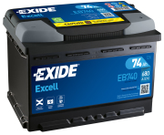 Аккумулятор EXIDE EXCELL 74Ач 680А обратная/п.