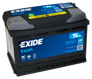 Аккумулятор EXIDE EXCELL 74Ач 680А прямая/п.