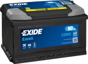Аккумулятор EXIDE EXCELL 80Ач 640А обратная/п.