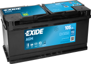 Аккумулятор EXIDE Start-Stop AGM 105Ач 950А обратная/п.