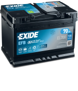 Аккумулятор EXIDE 70Ач 630А обратная/п.