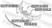 КРОНШТЕЙН КРЕПЛЕНИЯ БАМПЕРА ПЕР R NIS SUNNY B15/ALMERA N16 00-05